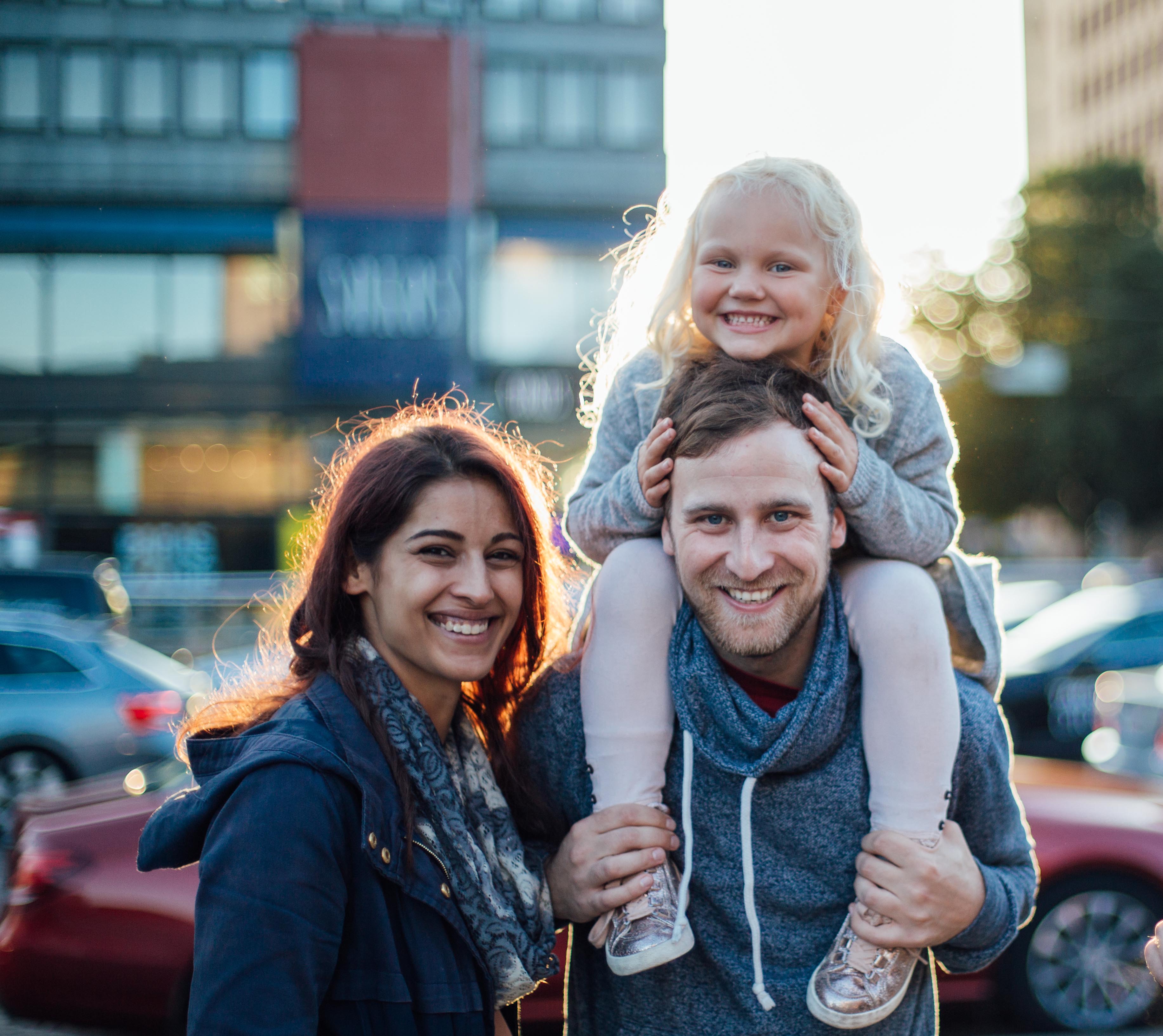 Family in Helsinki.